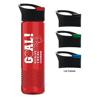 24 Oz Wave Tritan Bottles with Pop Up Sip Lid